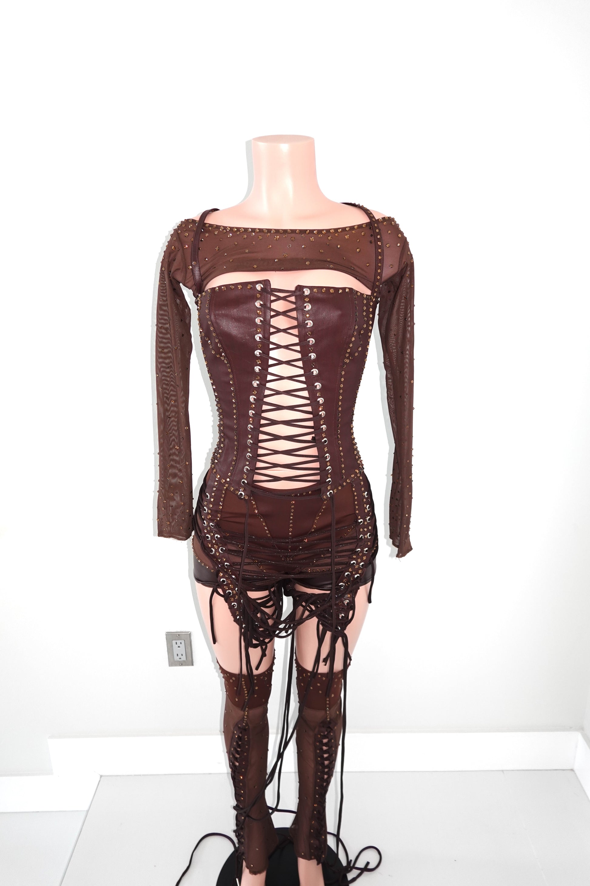 Custom Rhinestone Performance Outfit