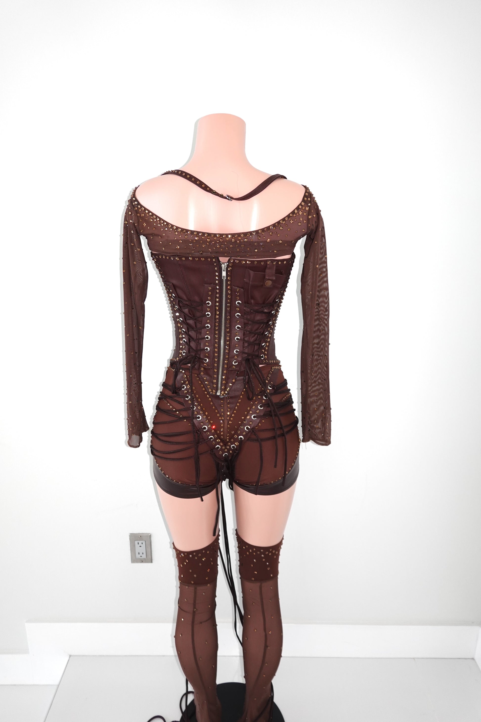 Custom Rhinestone Performance Outfit