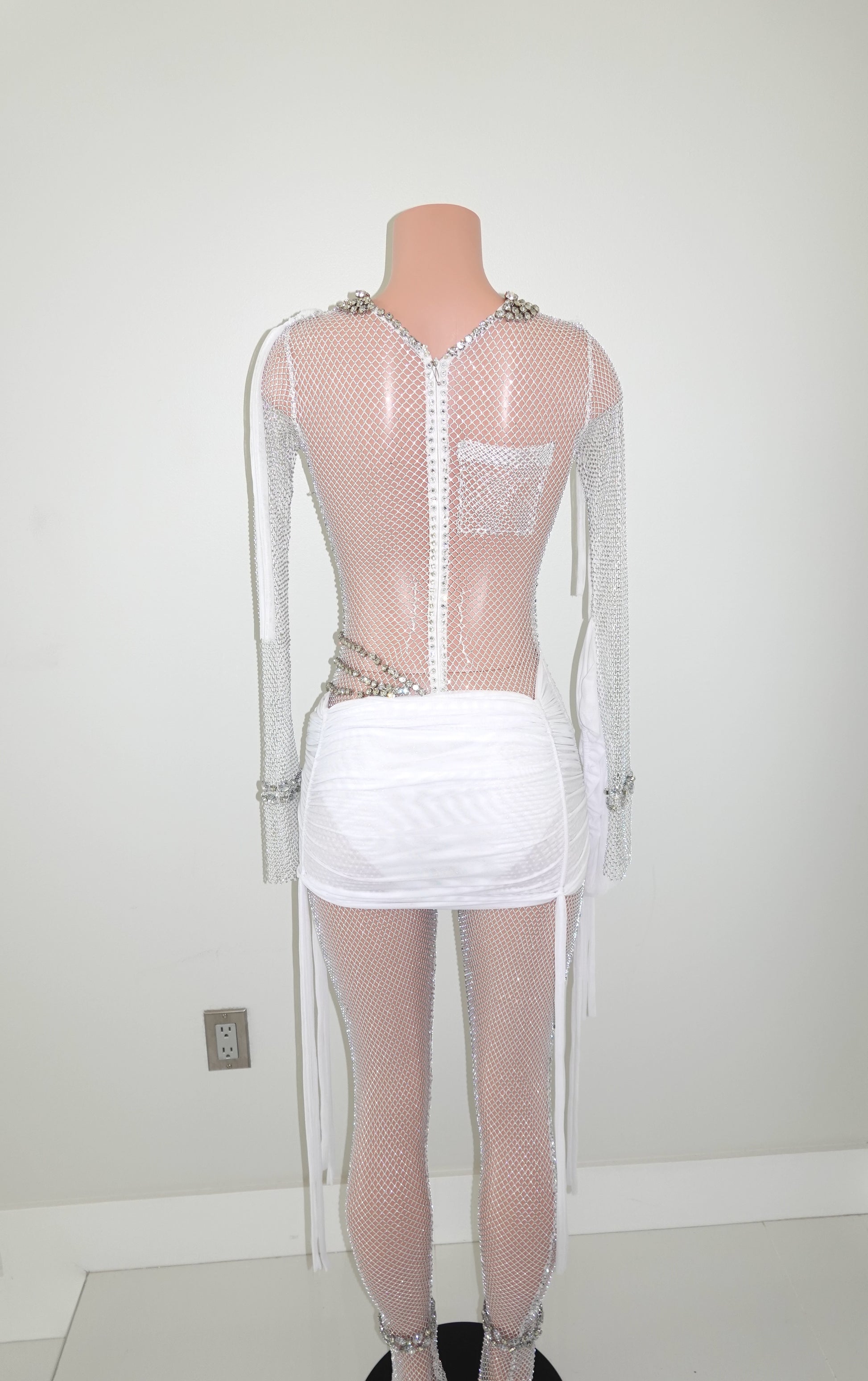 White Performance Jumpsuit