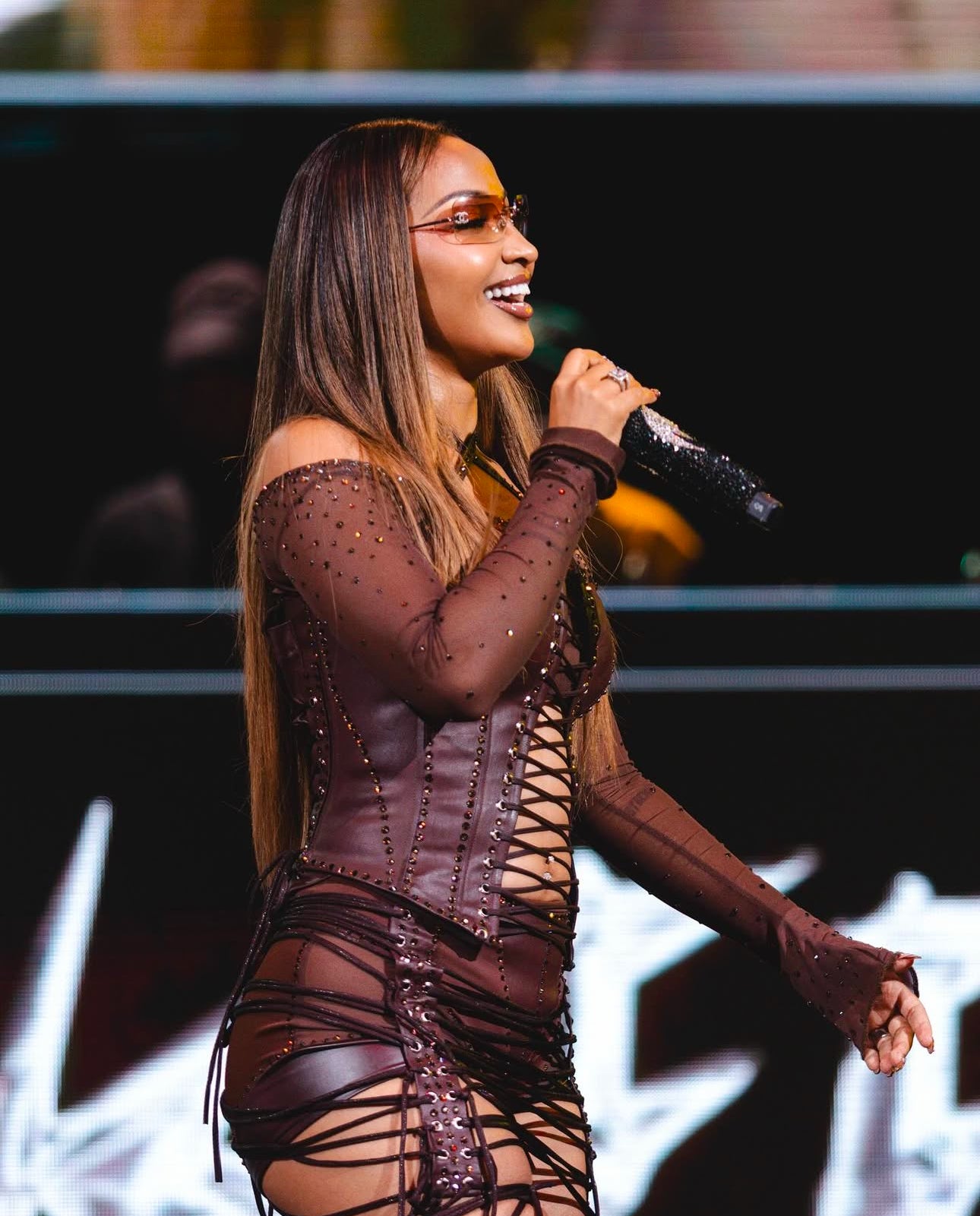Custom Rhinestone Performance Outfit