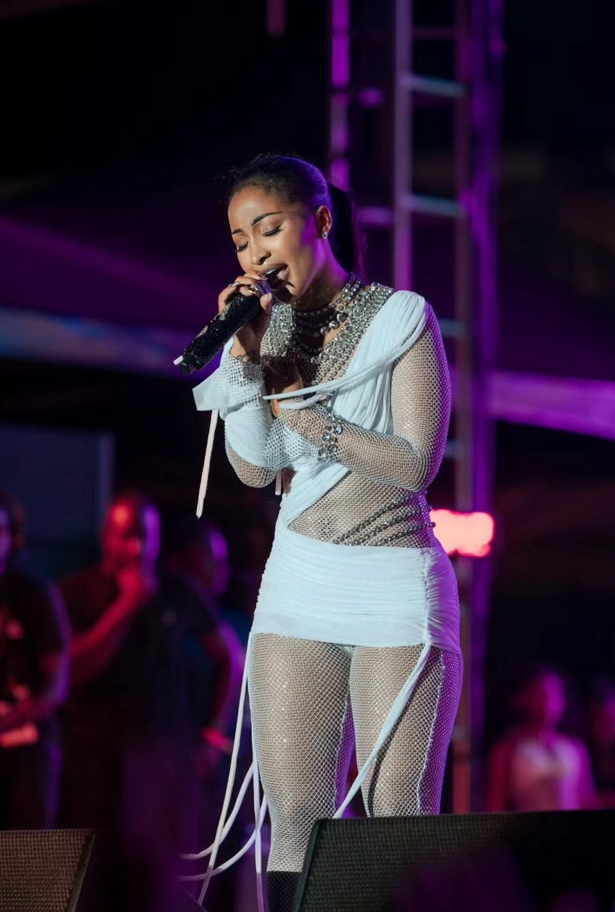 White Performance Jumpsuit