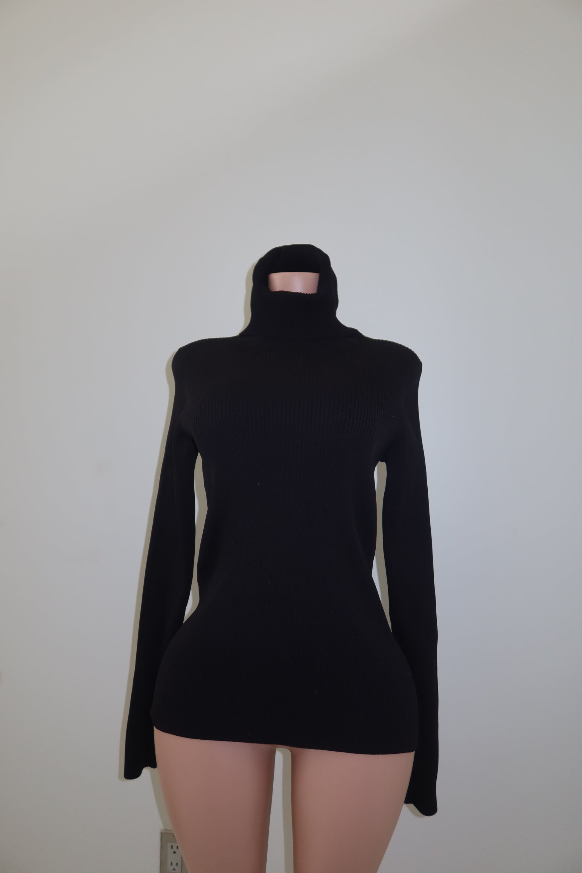 Balenciaga Ribbed Turtleneck Sweater