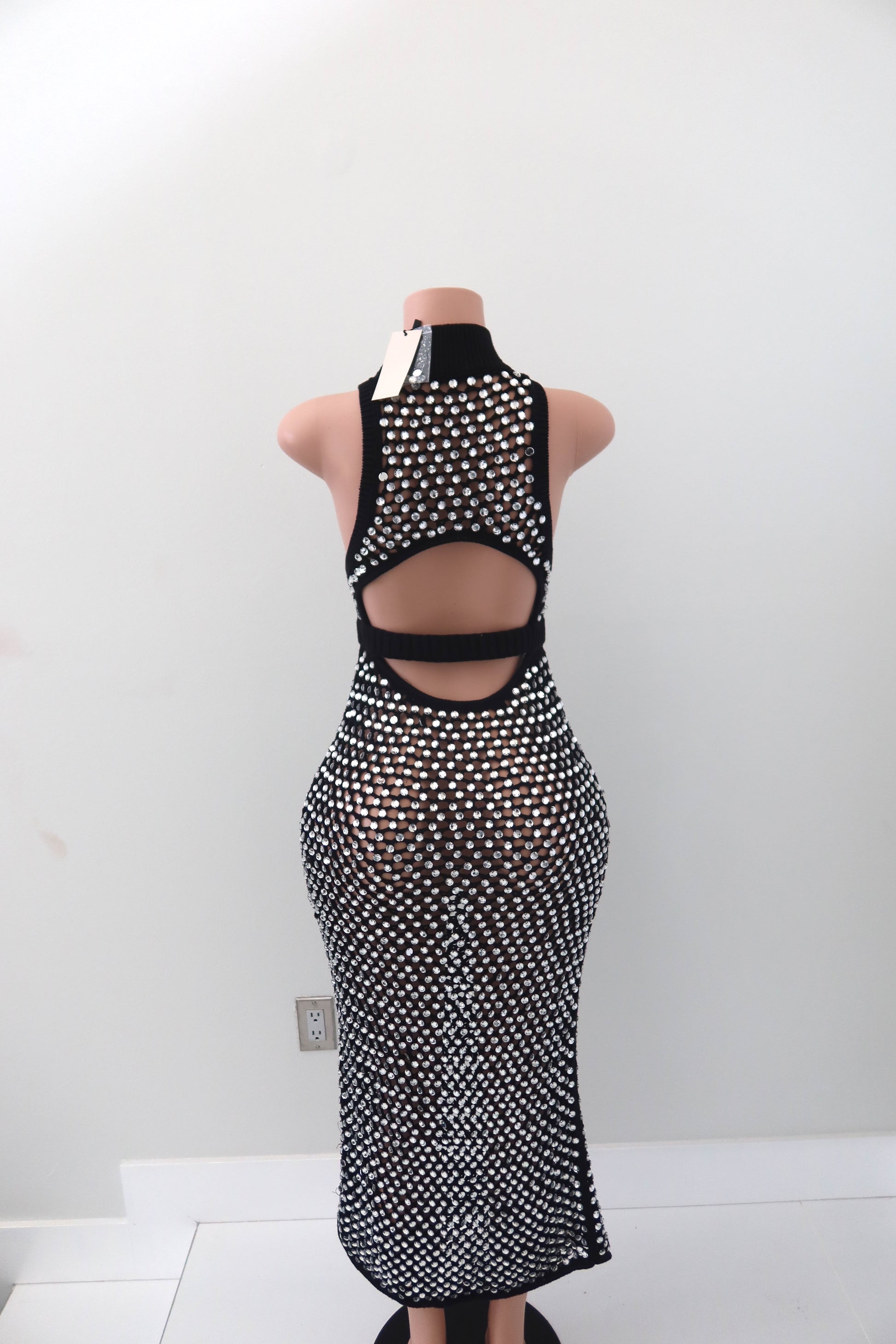 Diotima Rie open-knit maxi dress