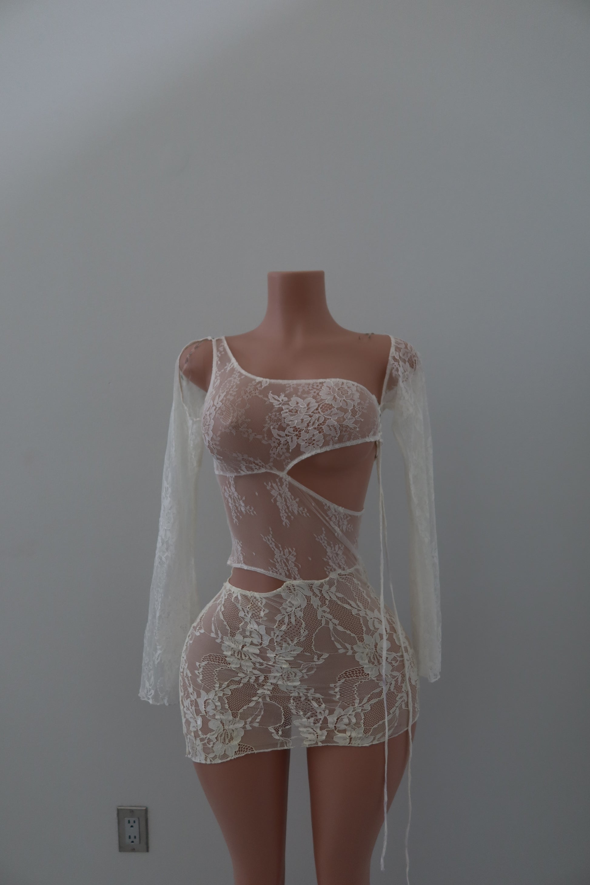 Ivory Lace Dress