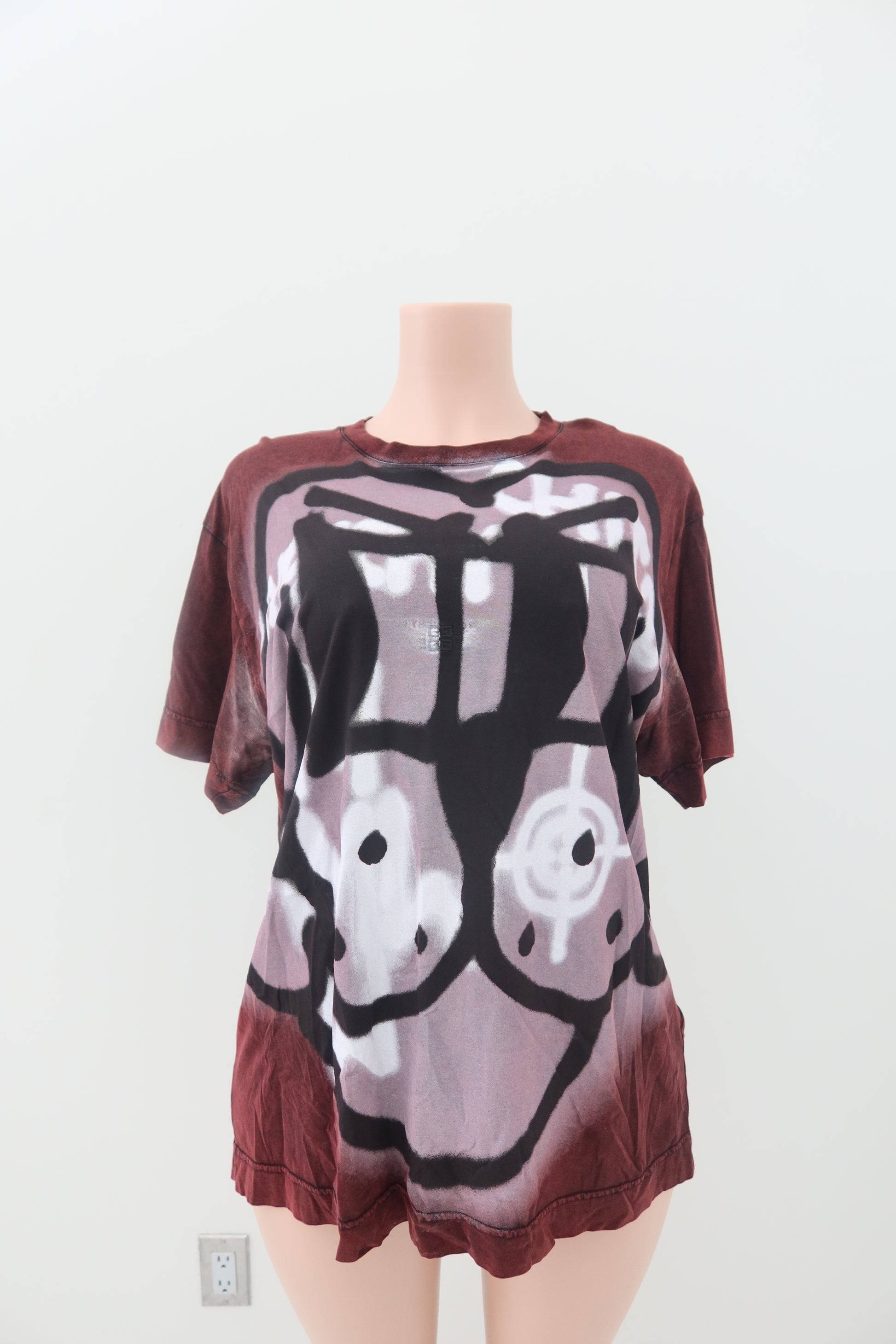 GIVENCHY X Chito Spray-paint Effect T-shirt