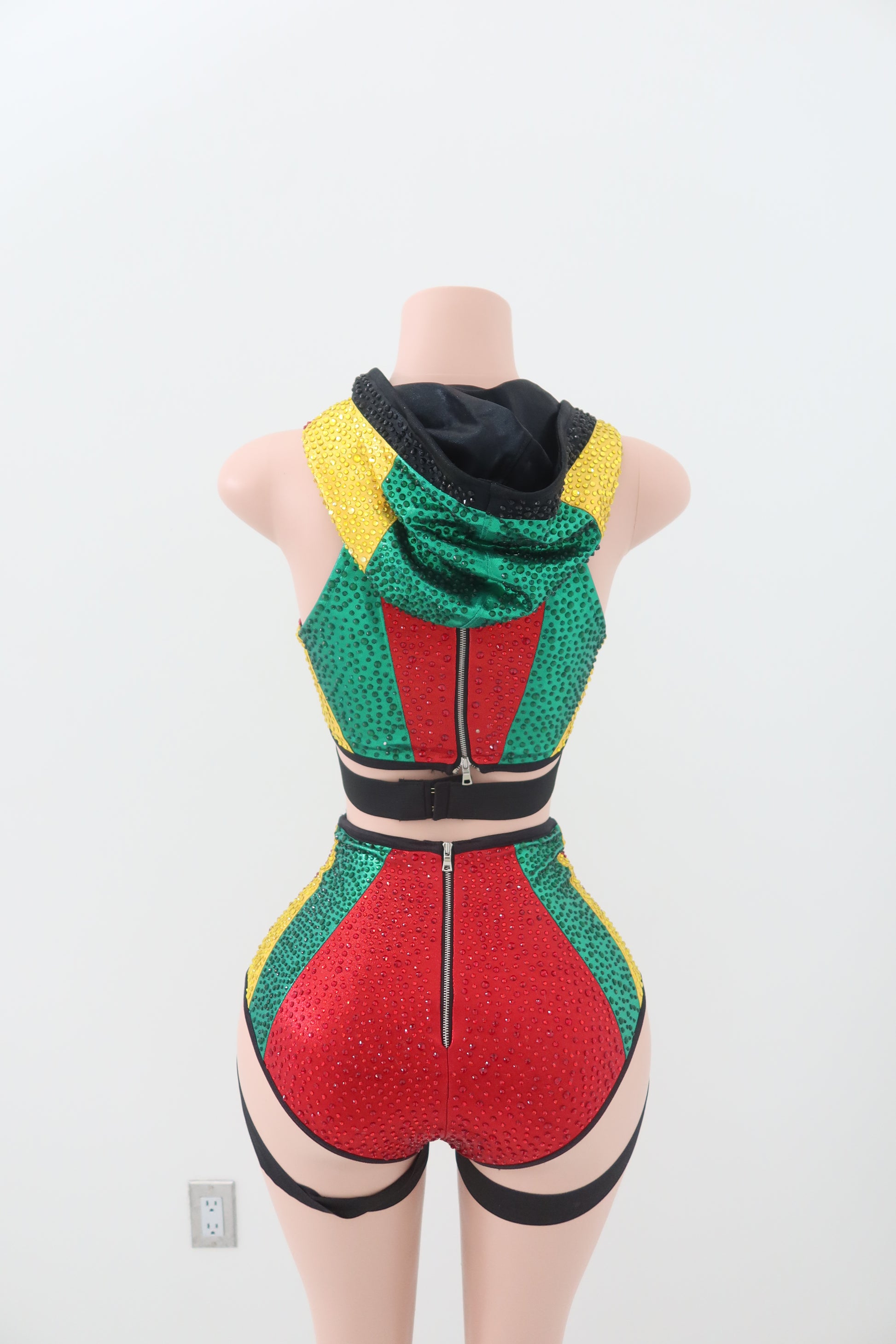 Custom Jamaican Performance Two Piece Short Set