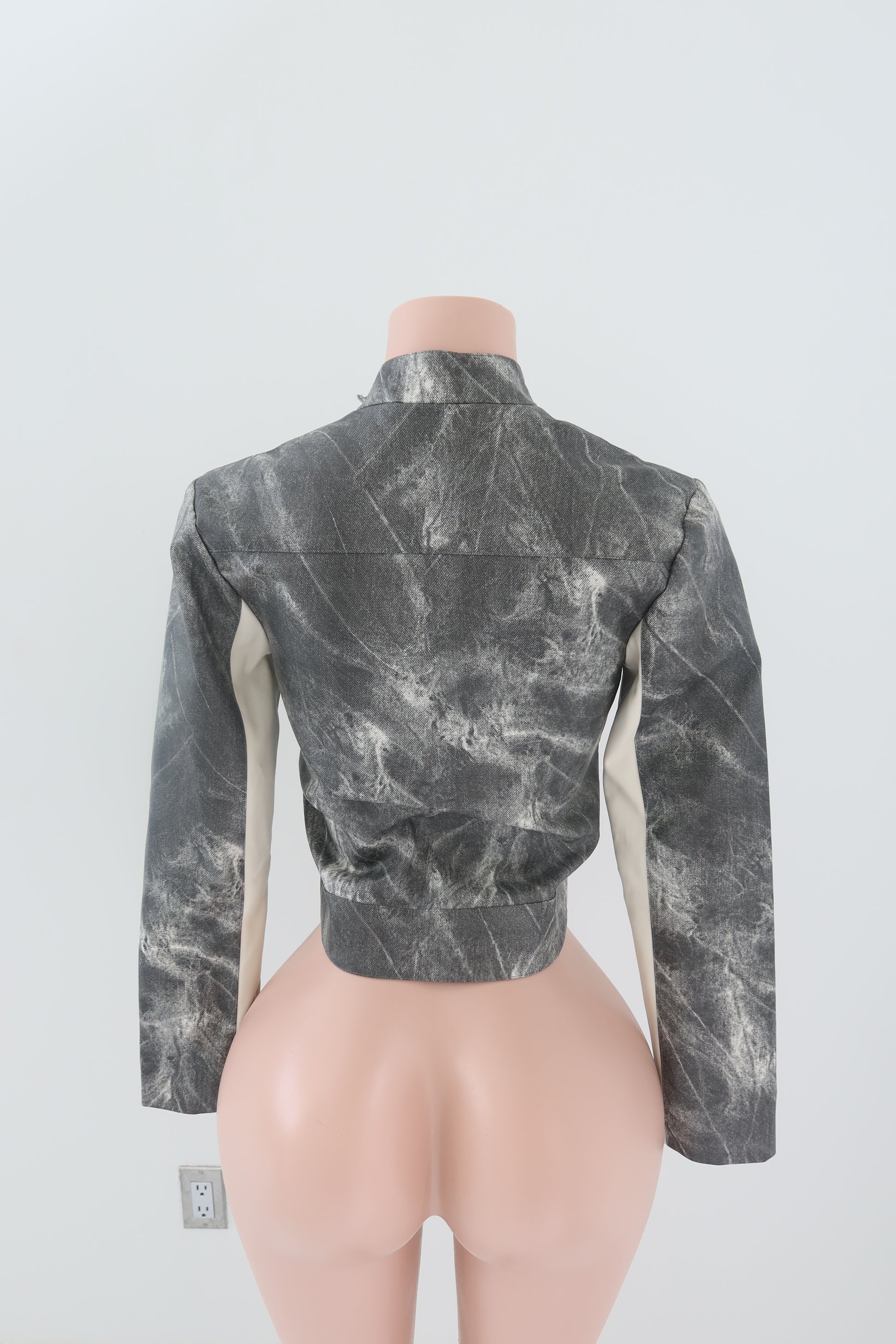 I.AM.GIA Devyn Printed Biker Jacket