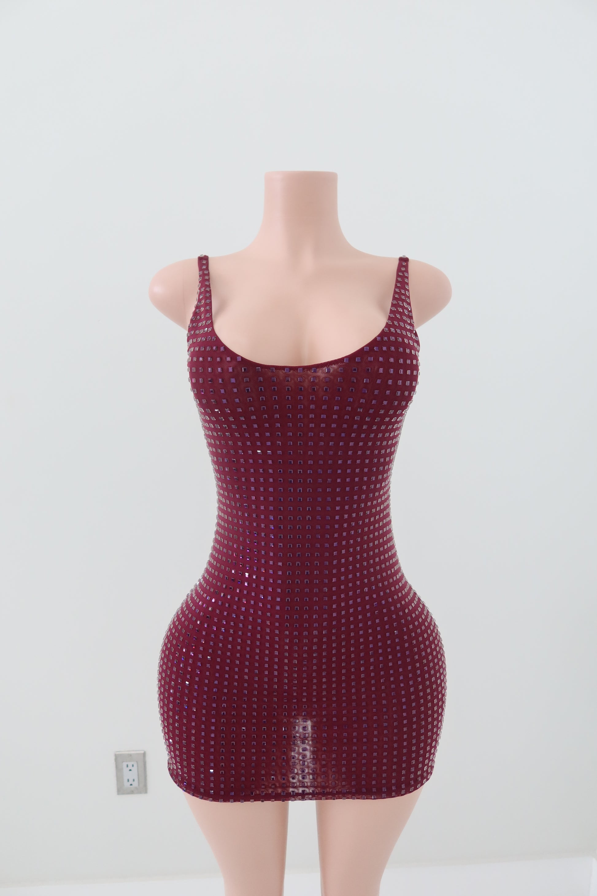 Meshki Square Diamante Presley Dress