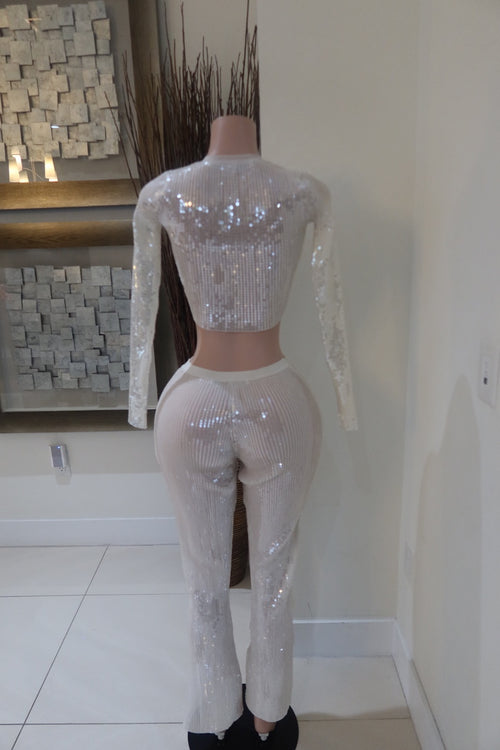 Alexander Wang Two Piece Sequin Set