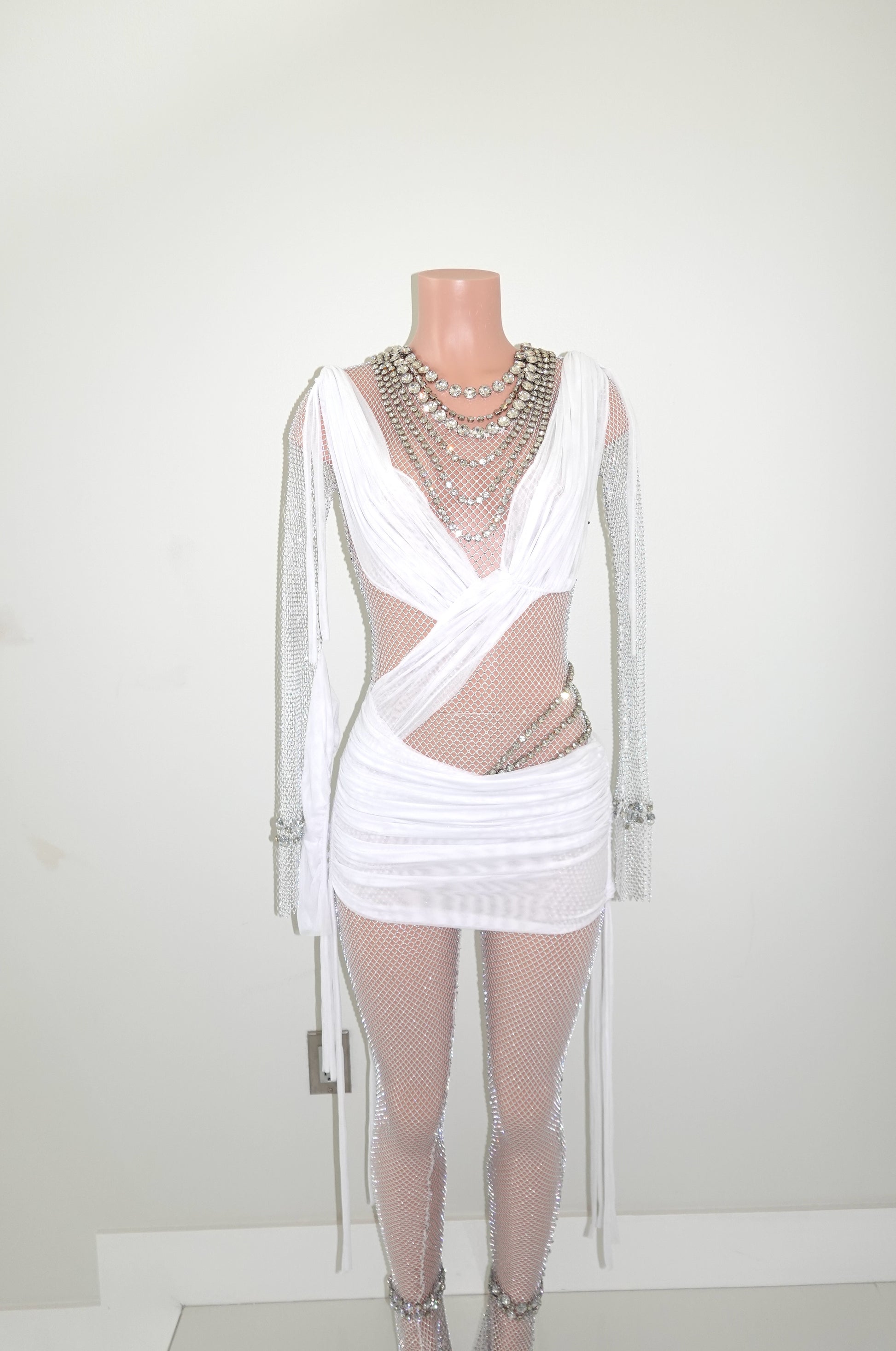White Performance Jumpsuit
