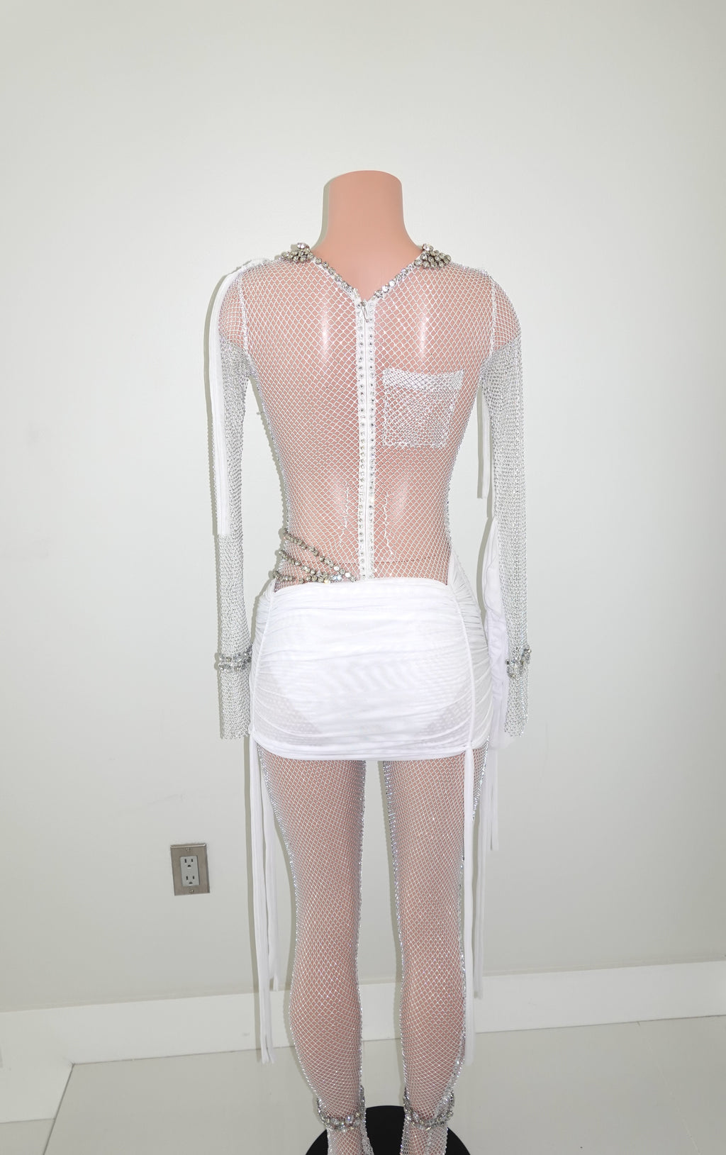 White Performance Jumpsuit