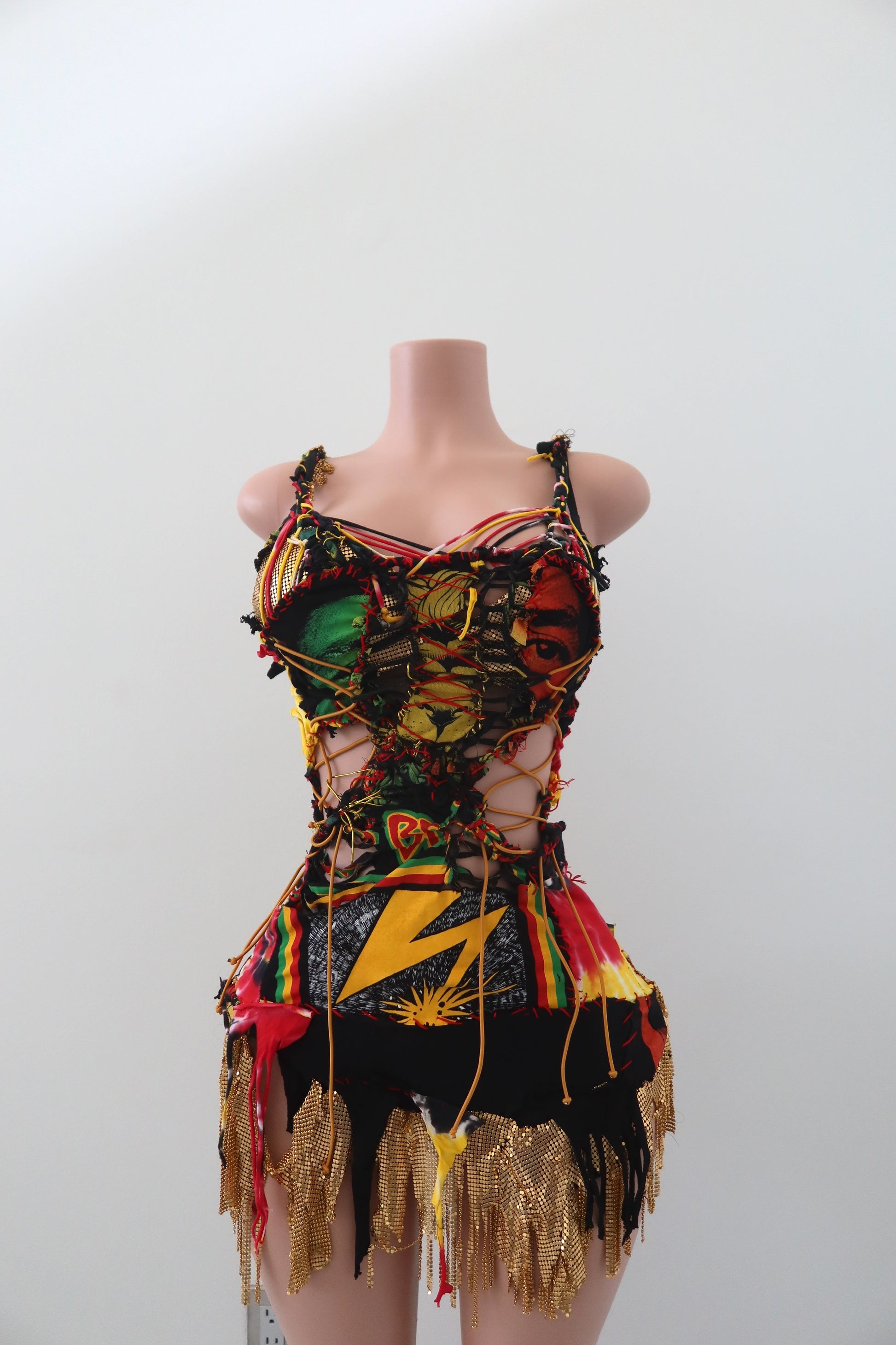 CHRISHABANA Custom Patchwork Dress