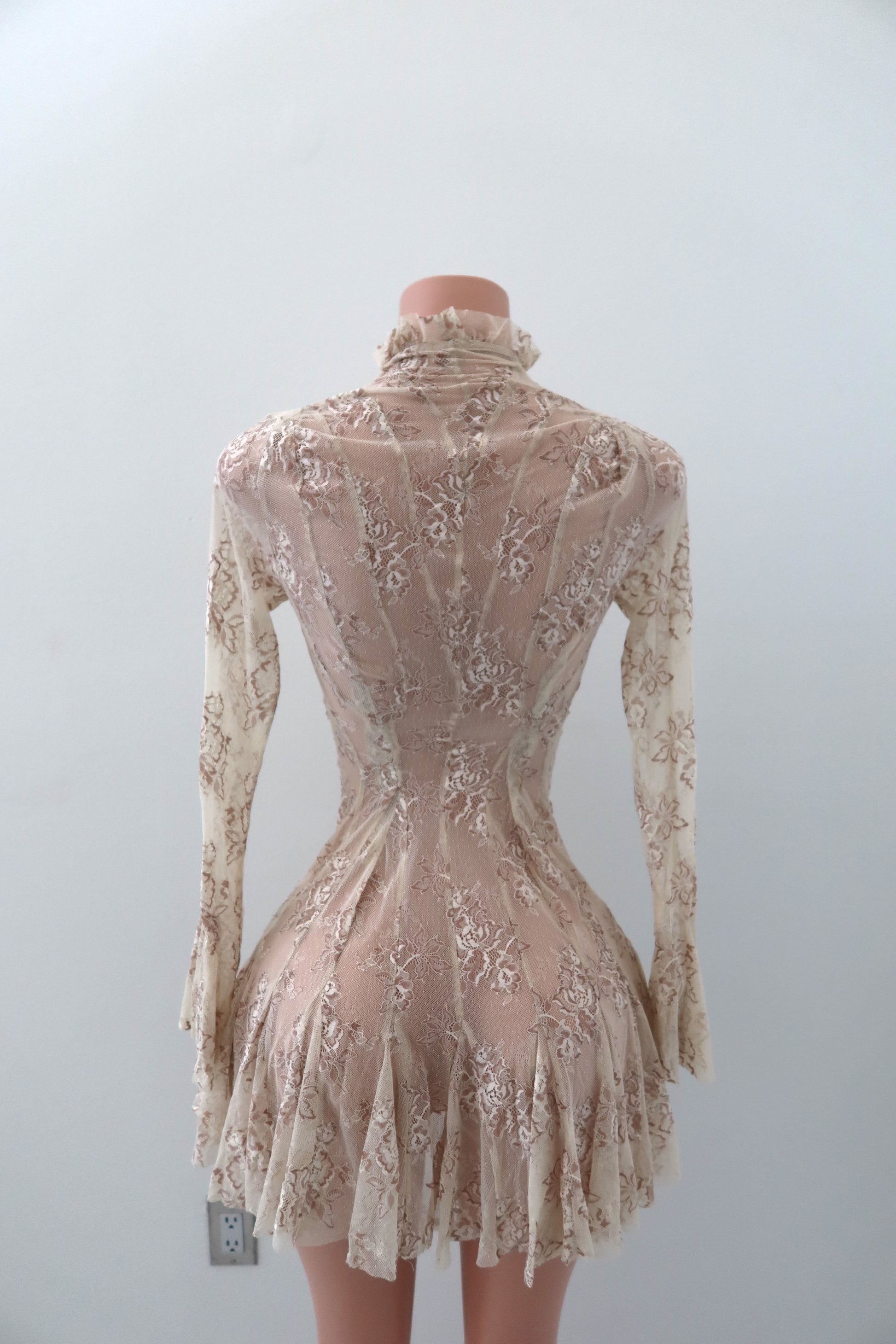Poster Girl Beige Dakota Minidress