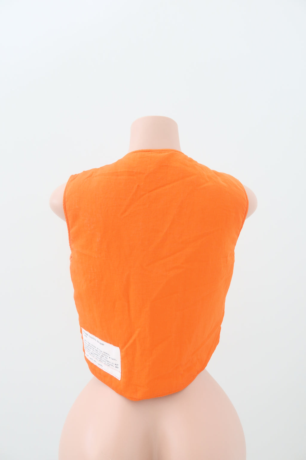 Heron Preston Orange Canvas Vest