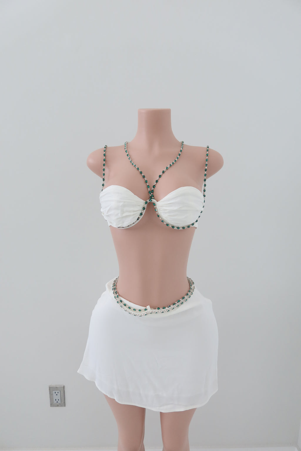 Meshki Farrah Diamante Trim Two Piece Set