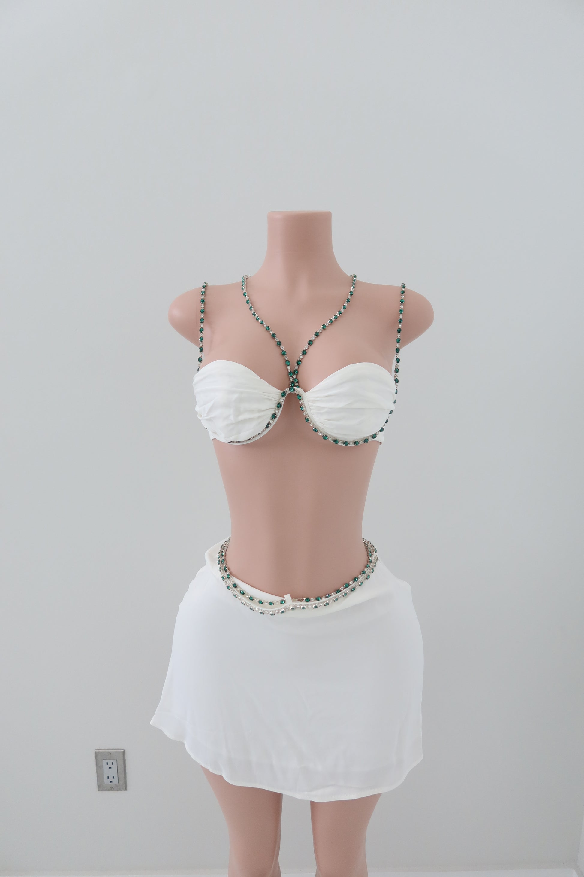 Meshki Farrah Diamante Trim Two Piece Set