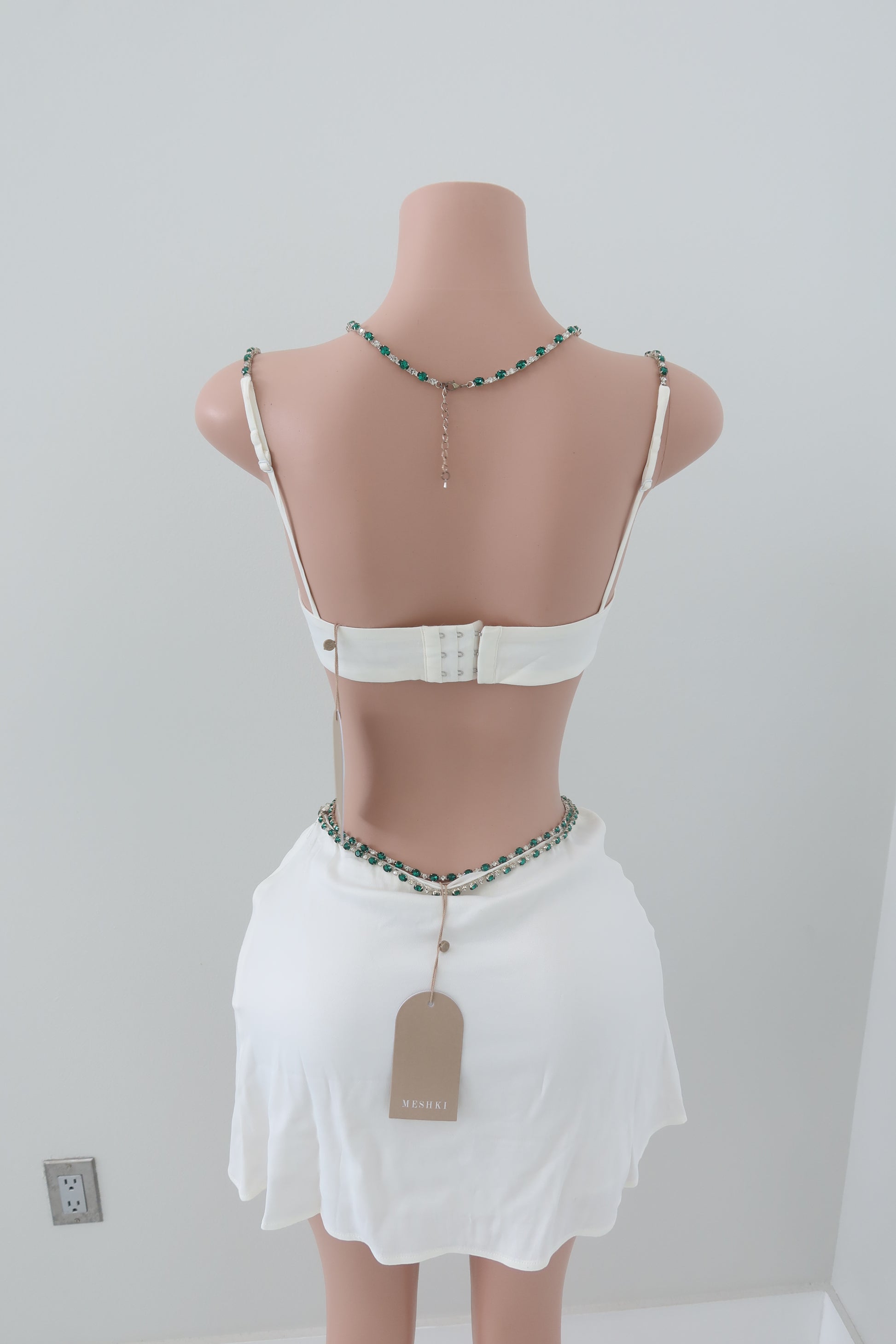 Meshki Farrah Diamante Trim Two Piece Set